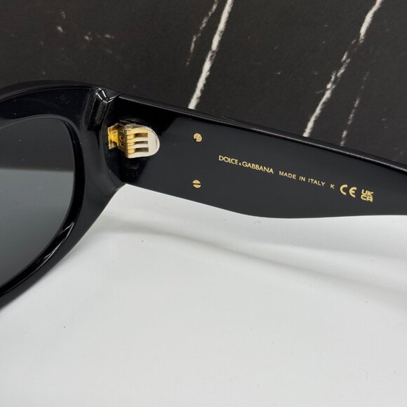 NEW DOLCE&GABBANA DG4502 501/87 BLACK SUNGLASSES DG4502 5087 EYEWEAR - Picture 9 of 10